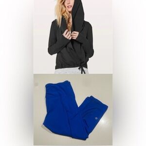 Lululemon Leggings Sweatshirt Bundle Size 8